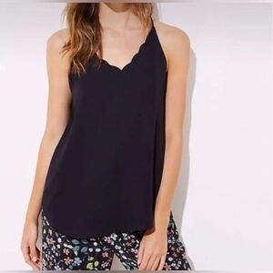 LOFT Elegant Black Camisole Top small petite